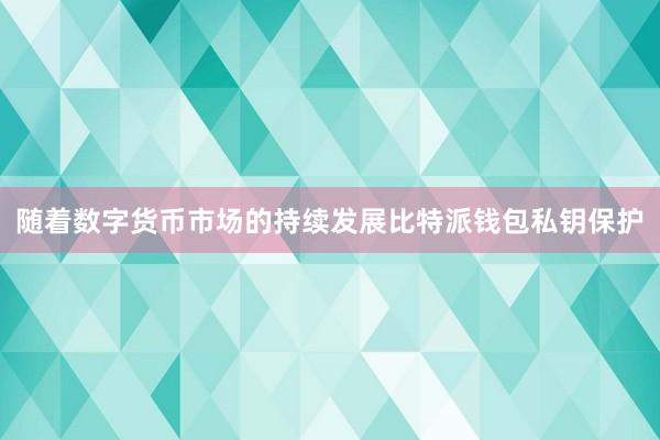 随着数字货币市场的持续发展比特派钱包私钥保护